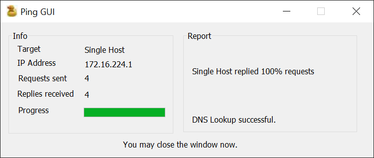 Ping GUI App