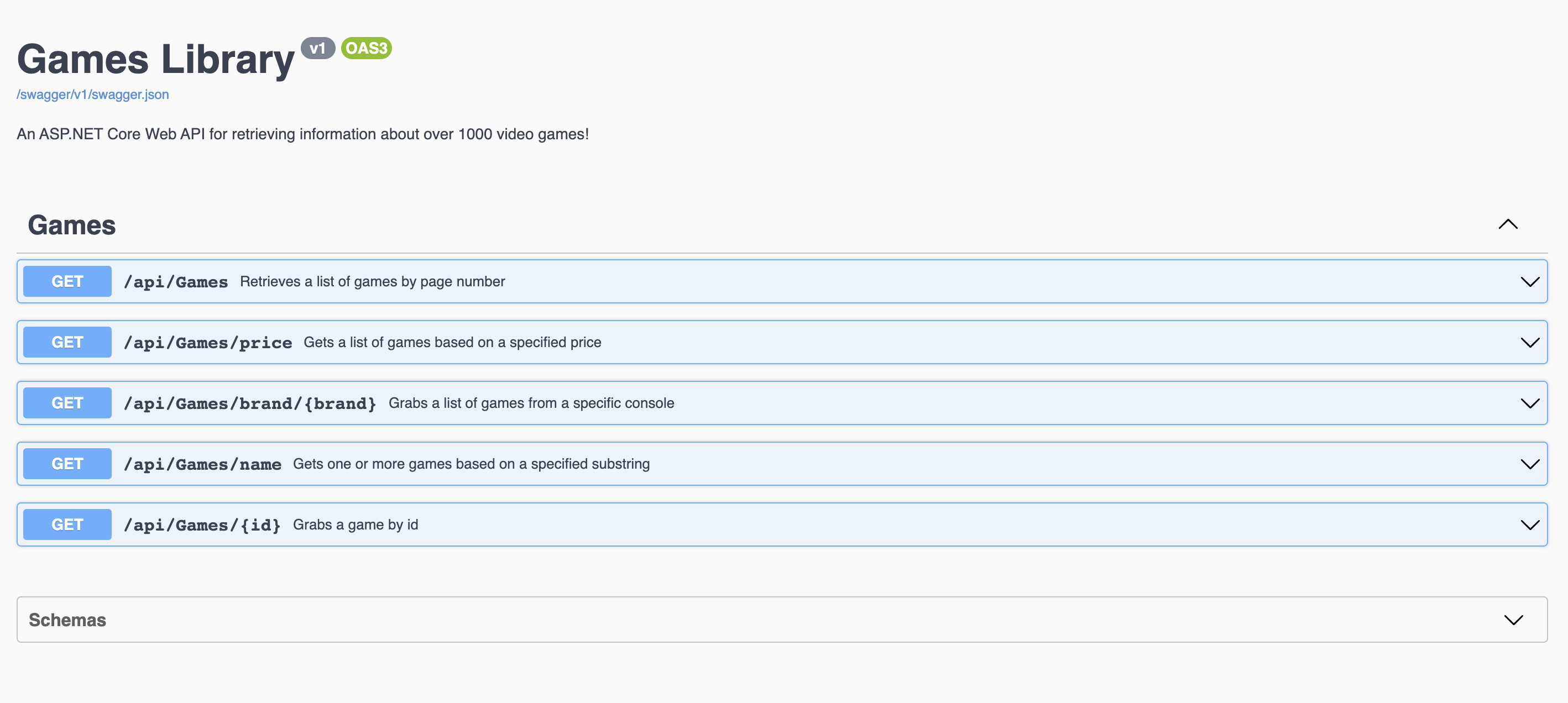 GitHub - philiponions/GamesLibrary: A REST API made in .NET Core which ...