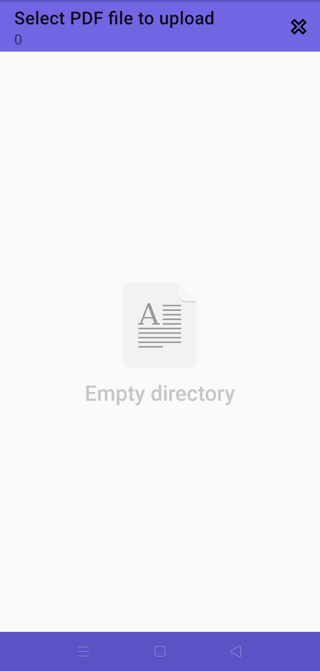Though i have pdf files in my phone, FilePicker is not showing any ...