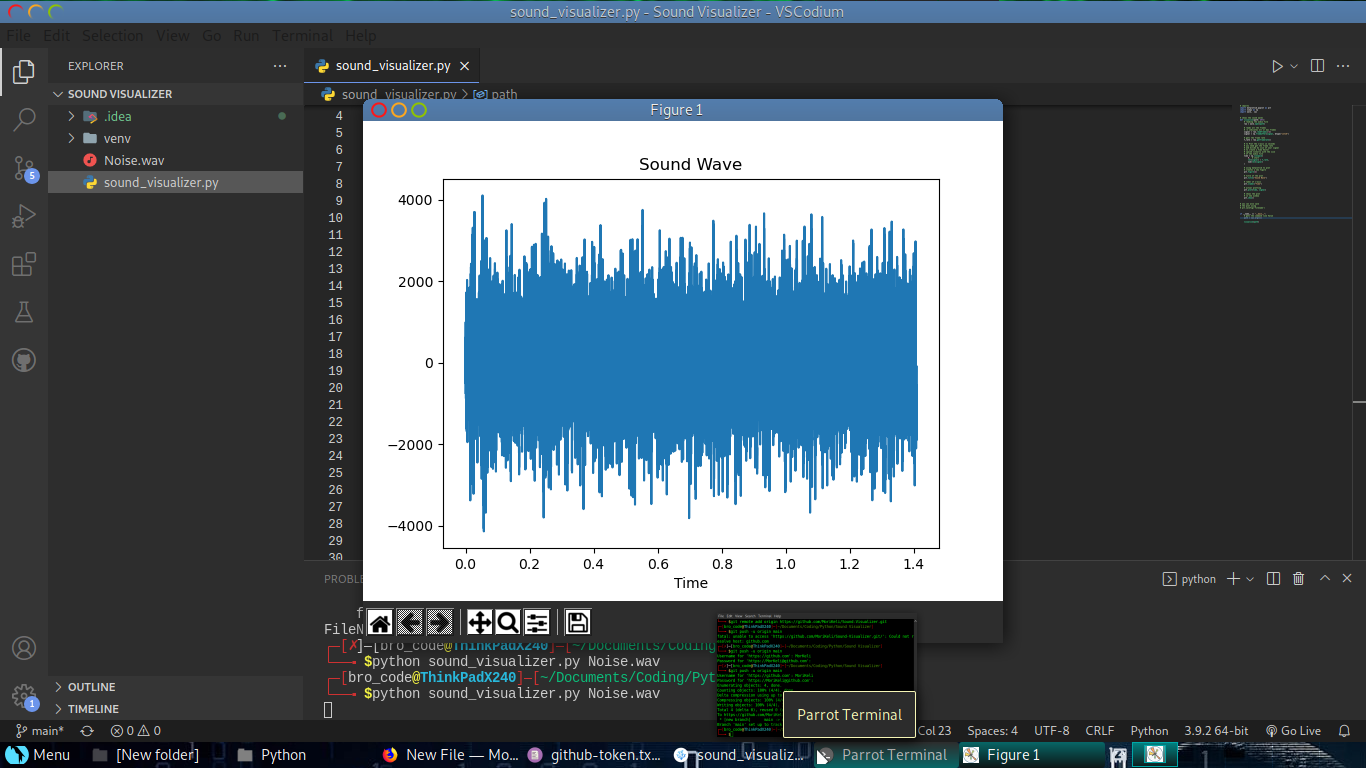 GitHub - MoriKeli/Sound-Visualizer: Creating a sound visualizer using ...