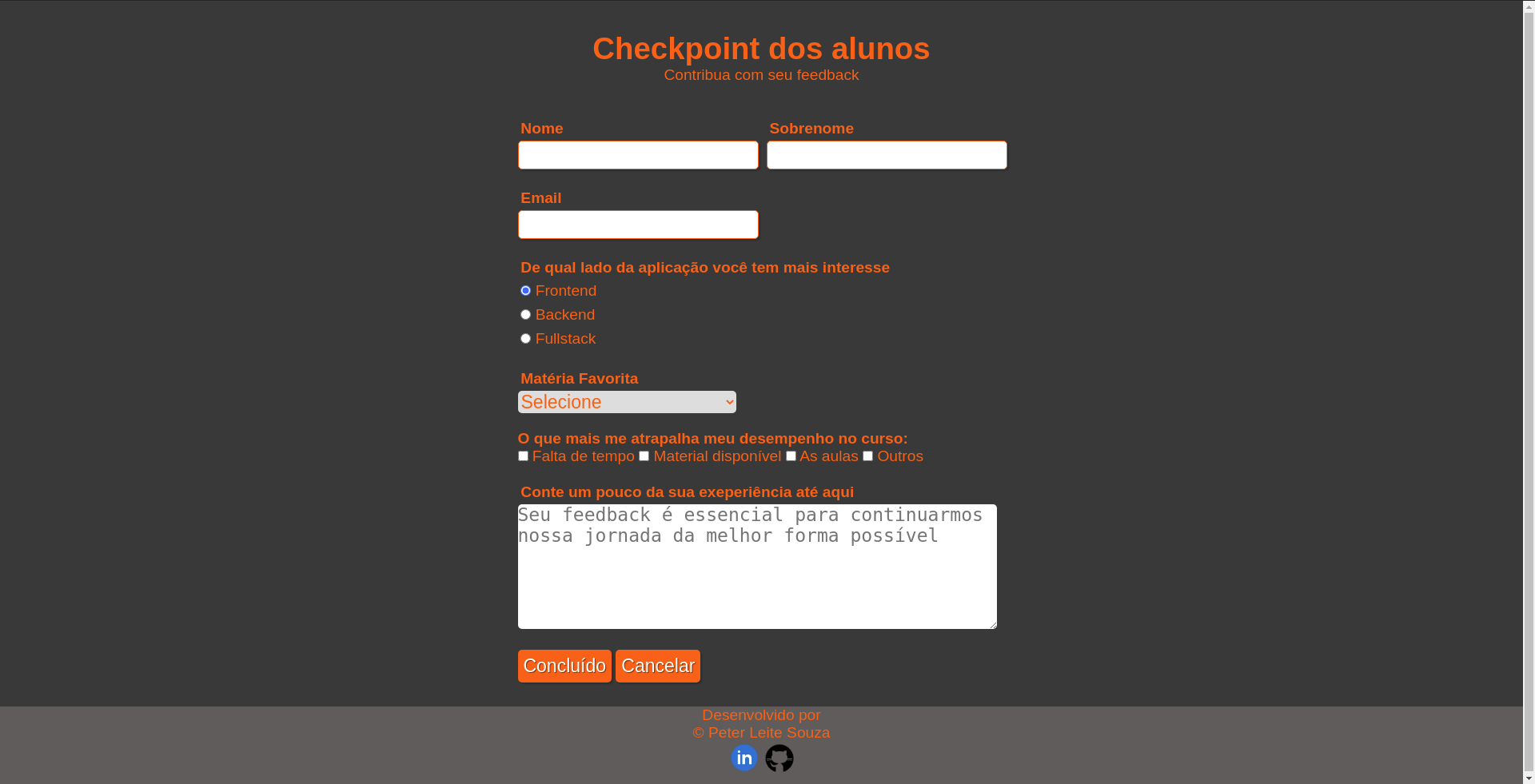 GitHub - PeterTechDev/Formulario: Meu primeiro formulário usando HTML e ...