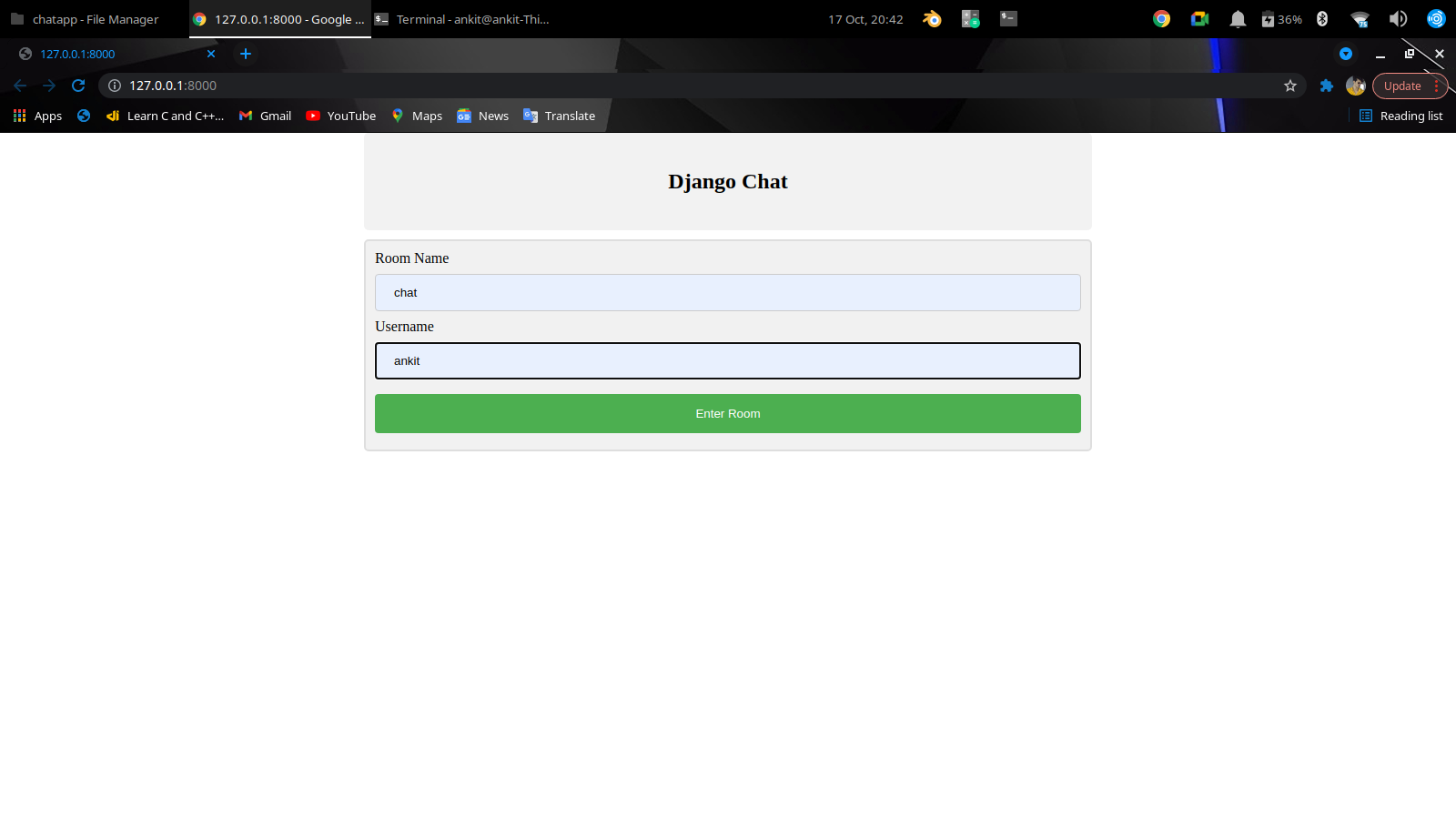GitHub - Ankit-26-coder/DJANGO-CHAT-APP: you chat with anybody with ...