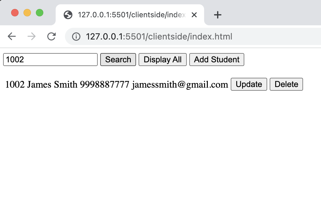 GitHub - aditikagalkar/BasicStudentList: Create Node.js server that ...