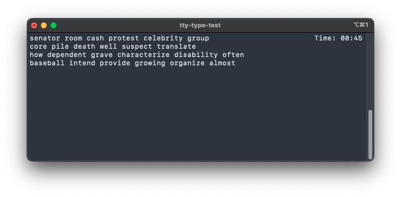 GitHub - aadhavanpl/tty-typing-c: Terminal based typing test (inspired ... image.