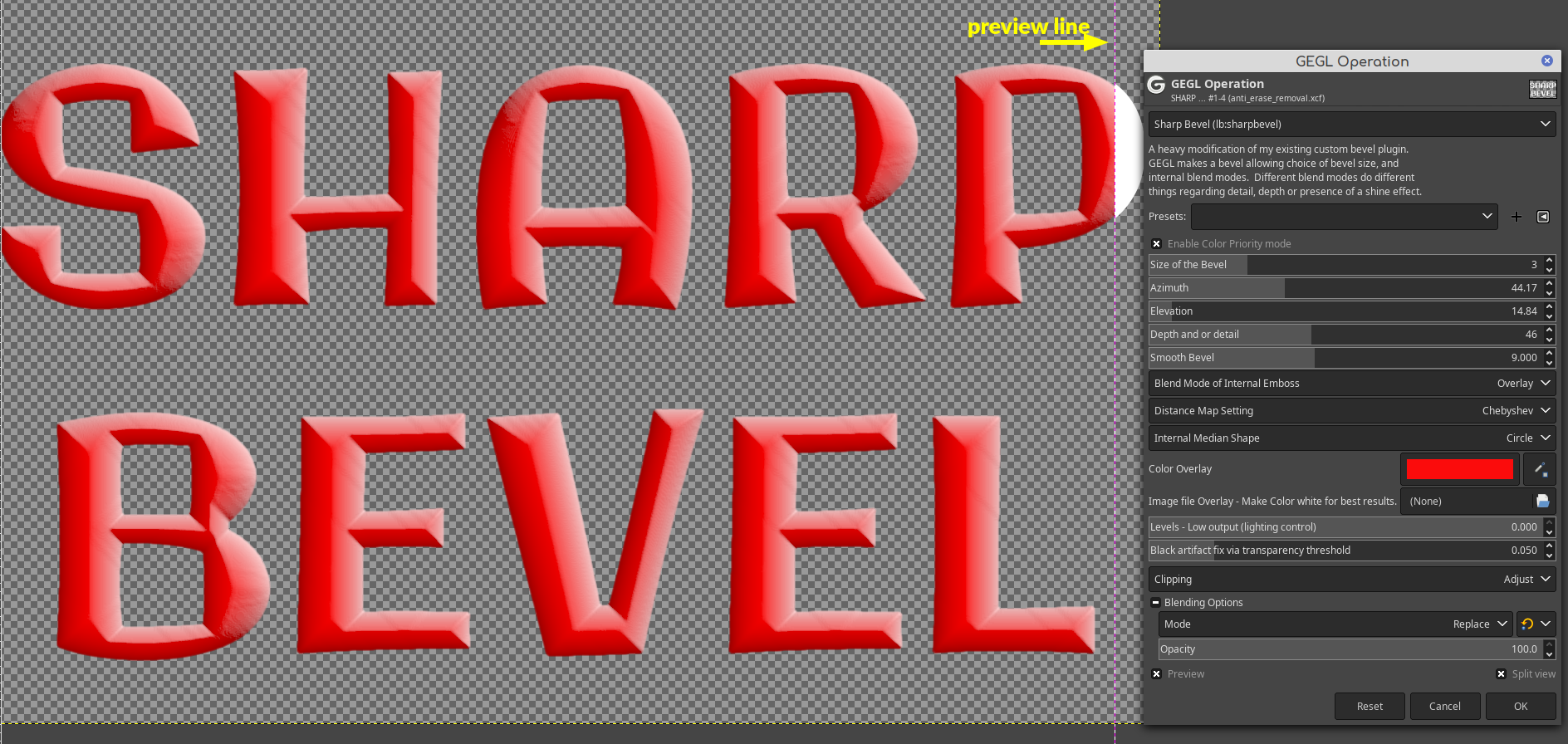 GitHub LinuxBeaver/GEGL_sharp_bevel_gimp_plugin Gimp plugin that