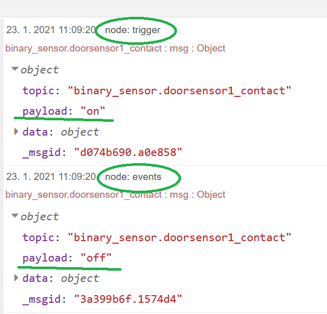 Trigger state node wrong output · Issue #343 · zachowj/node-red-contrib ...