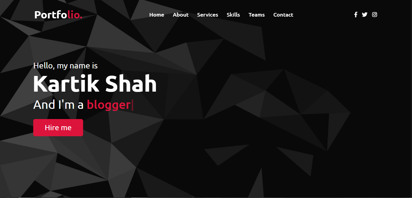 GitHub - kartik9807/website: Responsive portfolio website for resume...