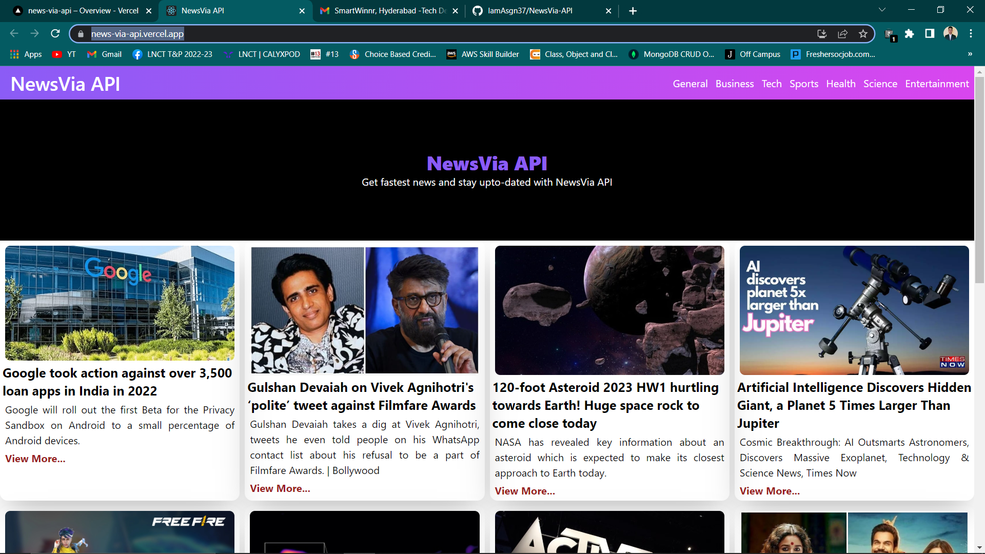 github - imvickykumar999 news-api-telegram-bot: https:... GitHub - aashishgulshan/NewsVia-API
