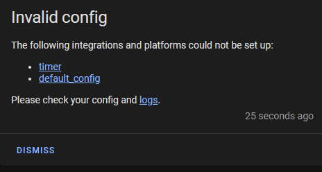 Timers not working · Issue #68963 · home-assistant/core · GitHub