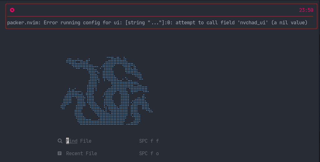 error running config for ui · Issue #1556 · NvChad/NvChad · GitHub