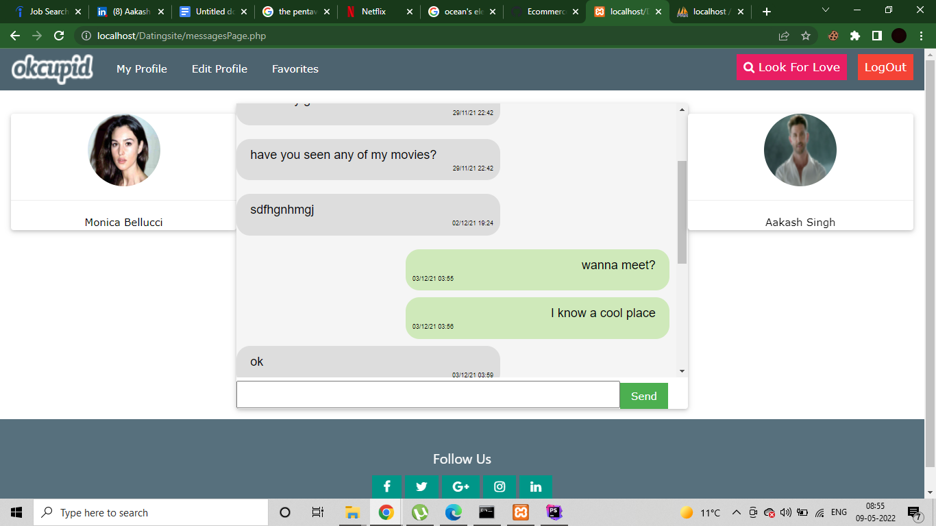 GitHub - harmanISI/Dating-Website-using-PHP-main: Online dating (or ...