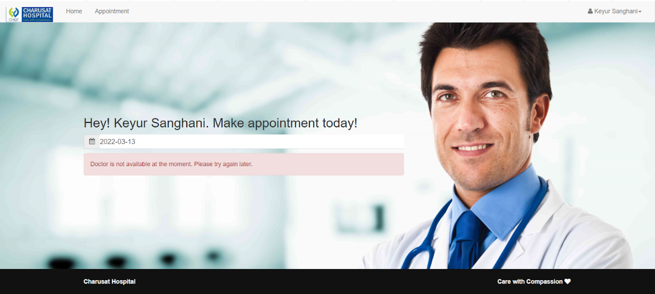 GitHub - hetshah404/Doctor-s-appointment-booking-system: Made a website ...