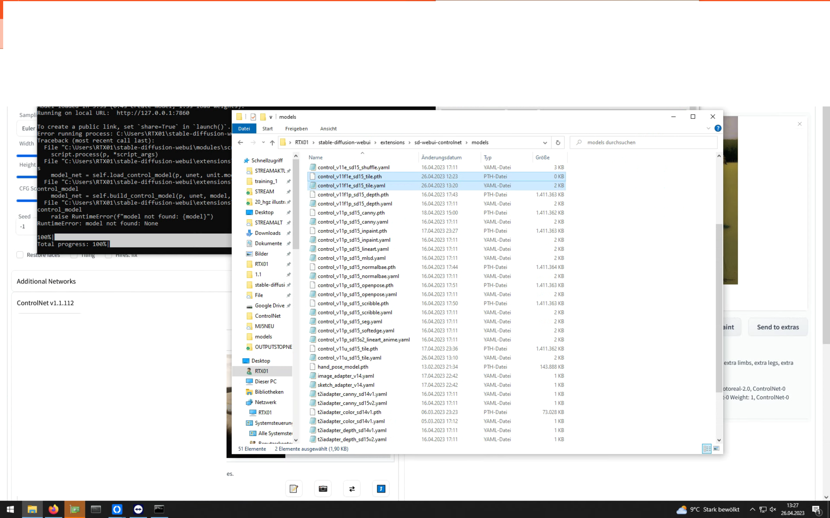 [Bug]: Problem with new Tile model · Issue #1051 · Mikubill/sd-webui ...