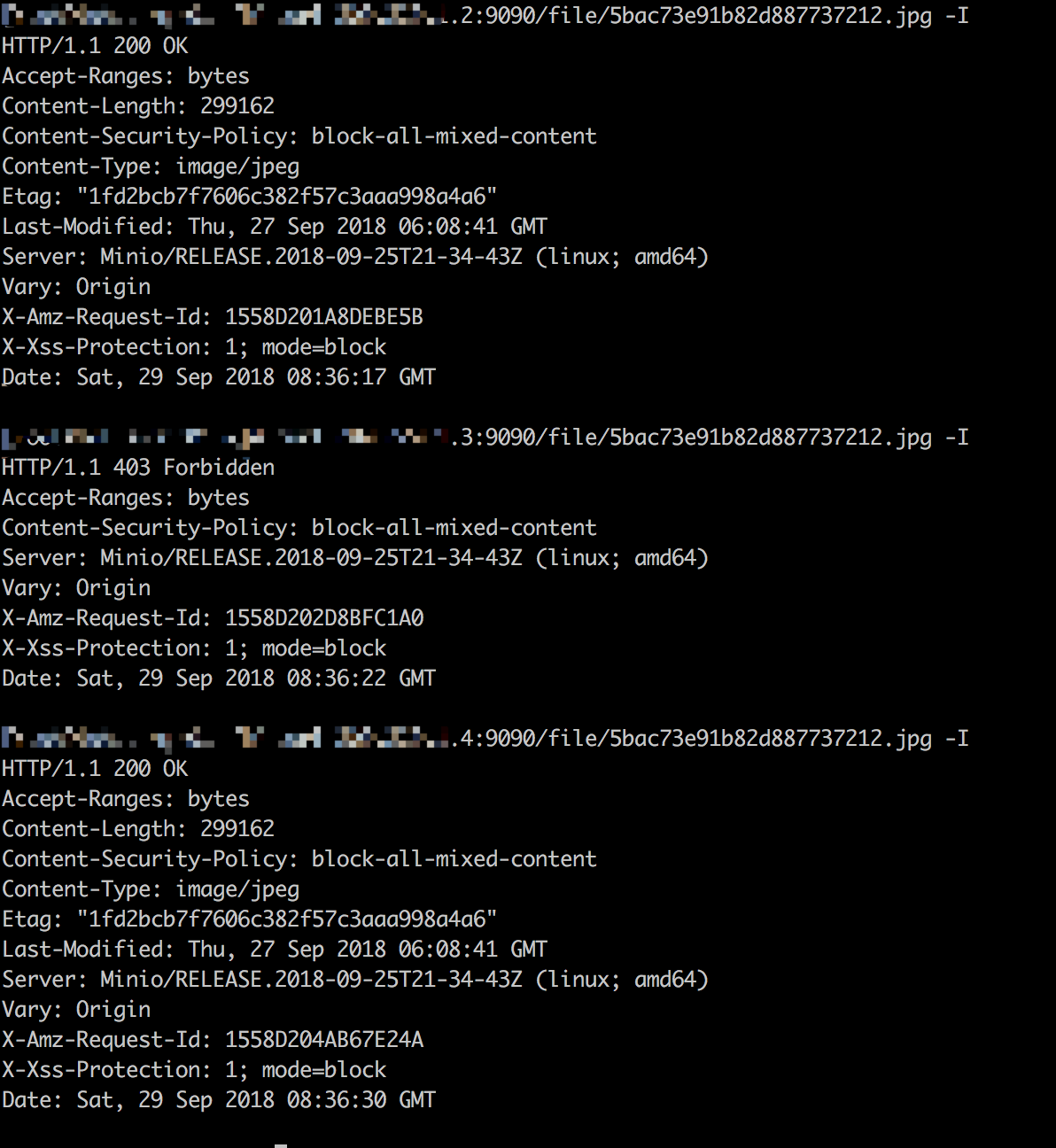 minio some node return 403 · Issue #6534 · minio/minio · GitHub