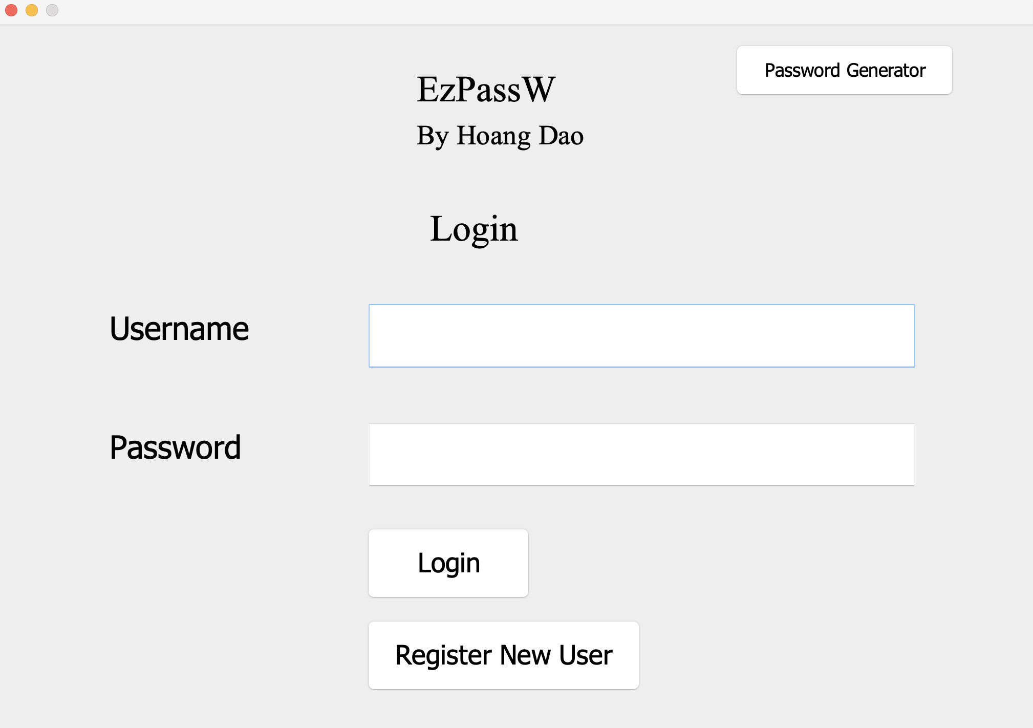 GitHub - hoangdao297/PasswordManagementDesktopApplication