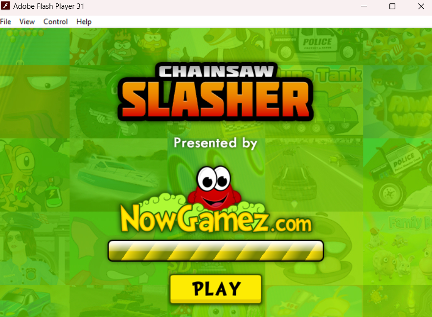 Chainsaw Slasher Visual issues and stuck on title screen · Issue 9829