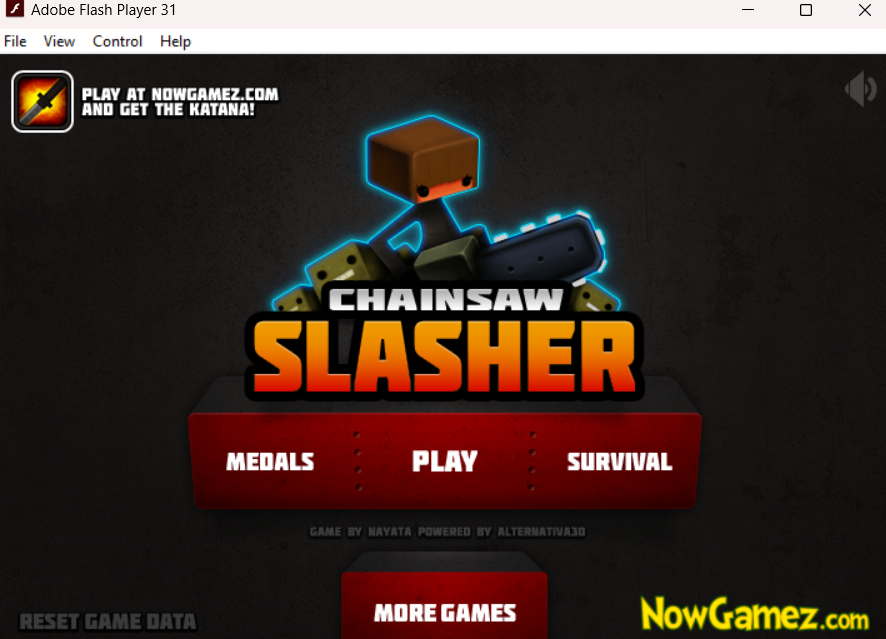 Chainsaw Slasher Visual issues and stuck on title screen · Issue 9829