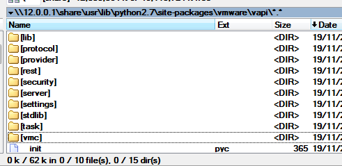 Erroneous import in vmware/vapi/vmc/client.py from vapi-vmc-client==2.9.0 package Issue #71 vmware/vsphere-automation-sdk-python Erroneous import in vmware/vapi/vmc/client.py from vapi-vmc-client==2.9.0 package Issue #71 vmware/vsphere-automation-sdk-python