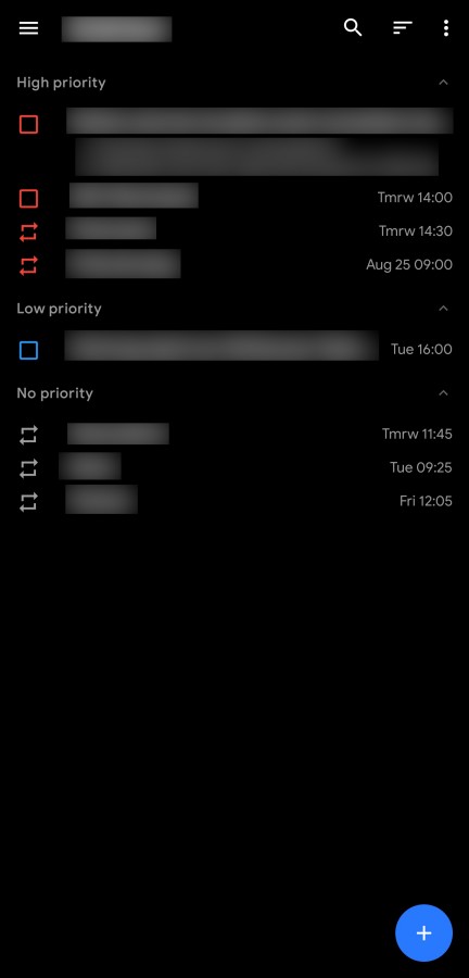 Sorting completely broken in "My Tasks" and filters, works fine in ...
