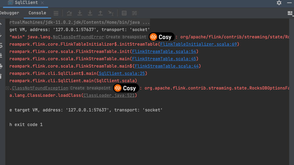 [Bug] java.lang.NoClassDefFoundError: org/apache/flink/contrib ...
