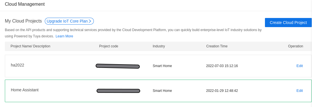 Tuya integration not showing devices with a new Tuya IoT Cloud project ...