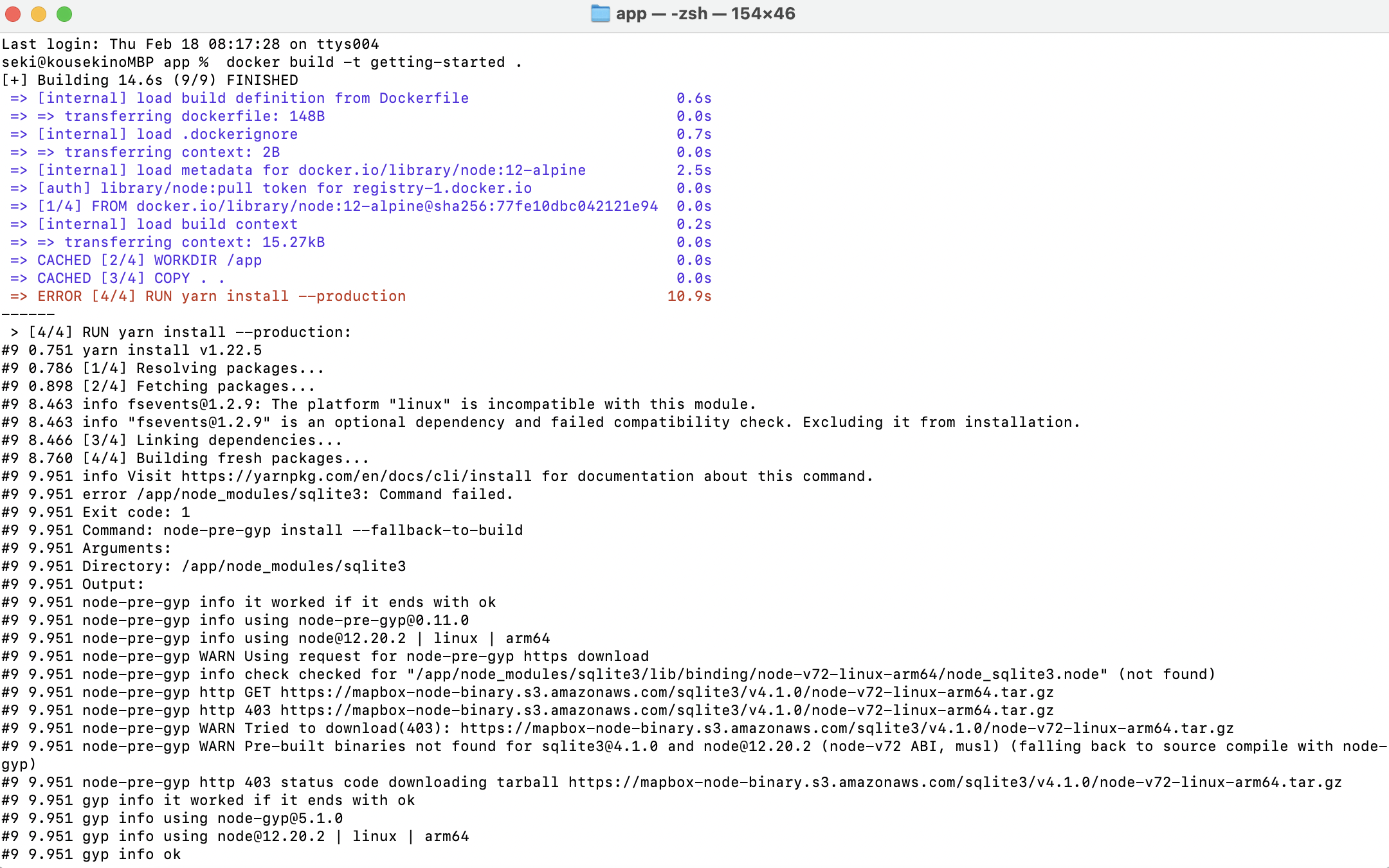The Mac with M1 chip using the preview vision Docker sometimes cannot ...