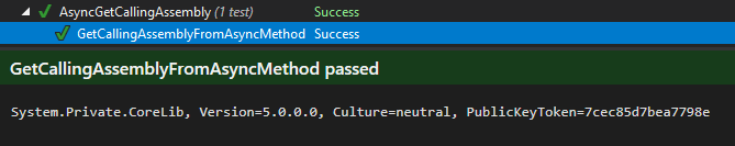 Unit Test Results for above test