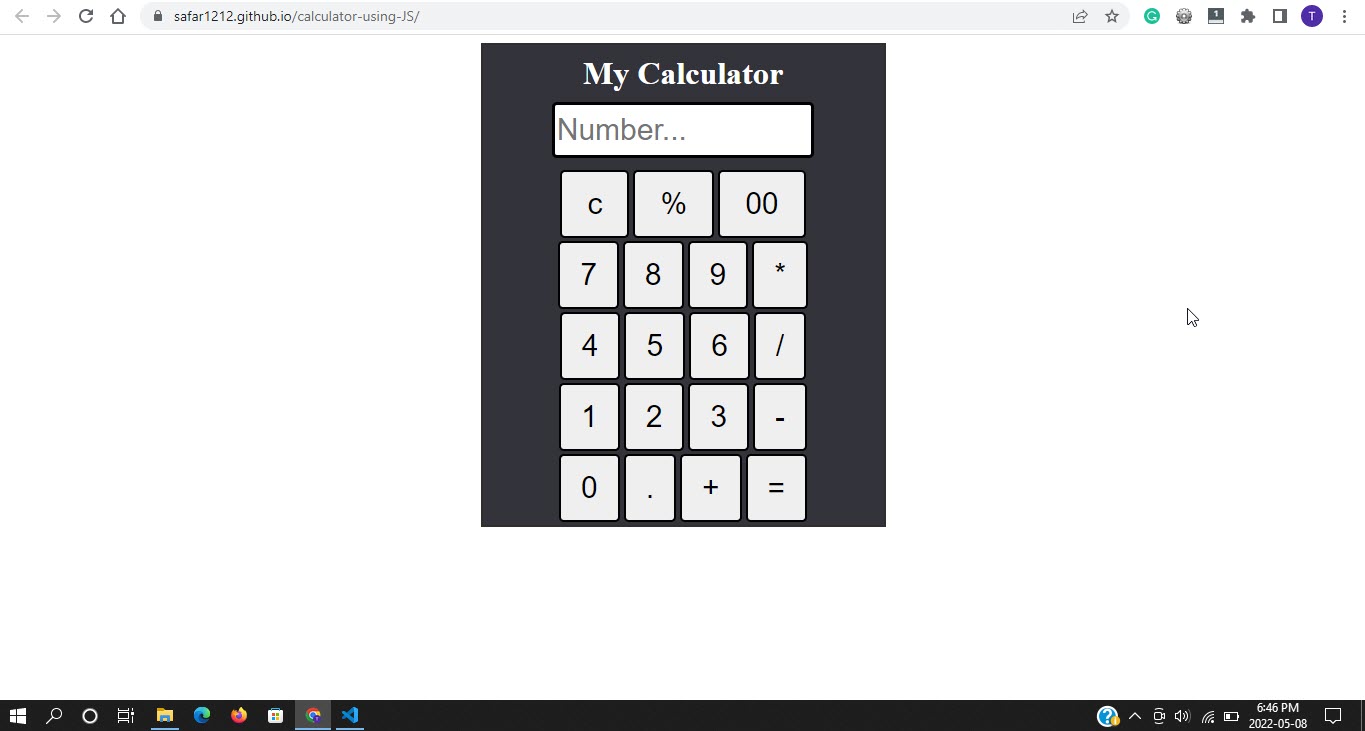 GitHub - safar1212/calculator-using-JS