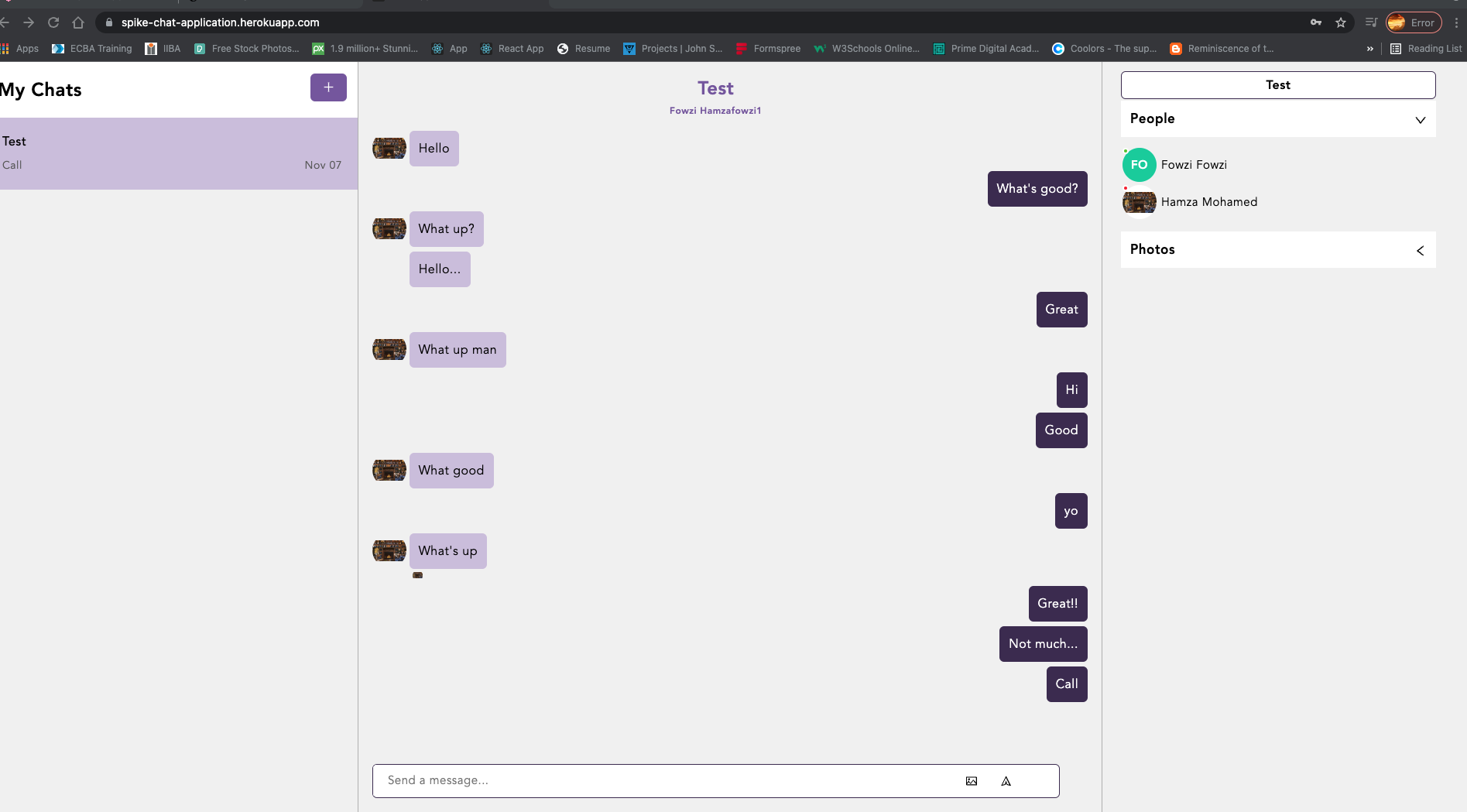 GitHub - FouziH/chat_application