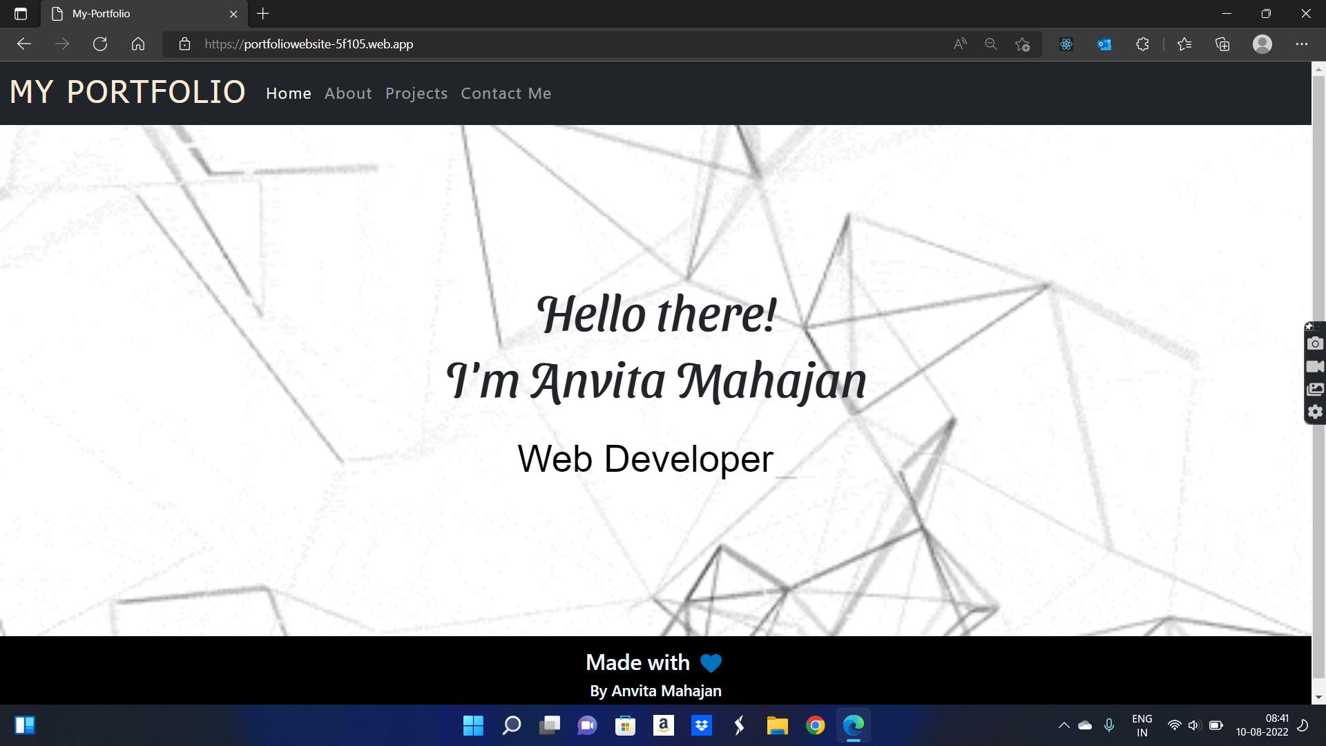 GitHub - Anvita0305/Portfolio