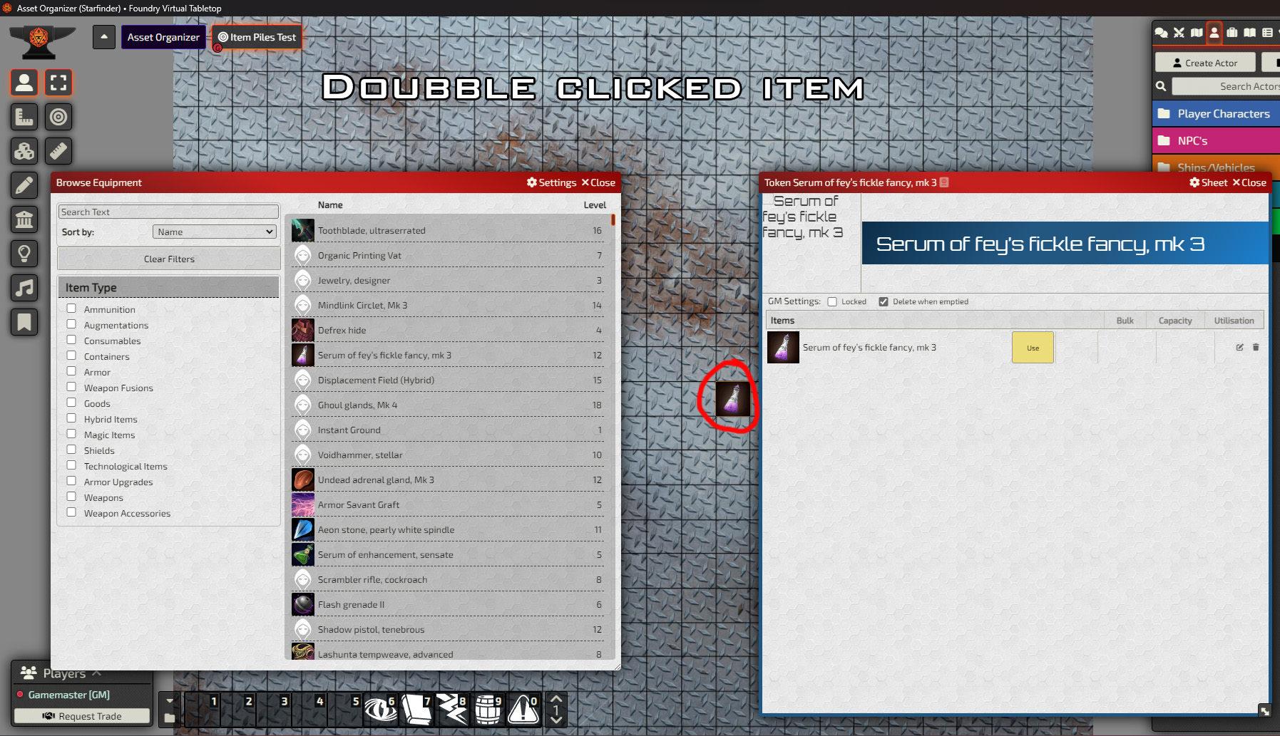 Item Piles module no longer works after update to foundry v10 and the