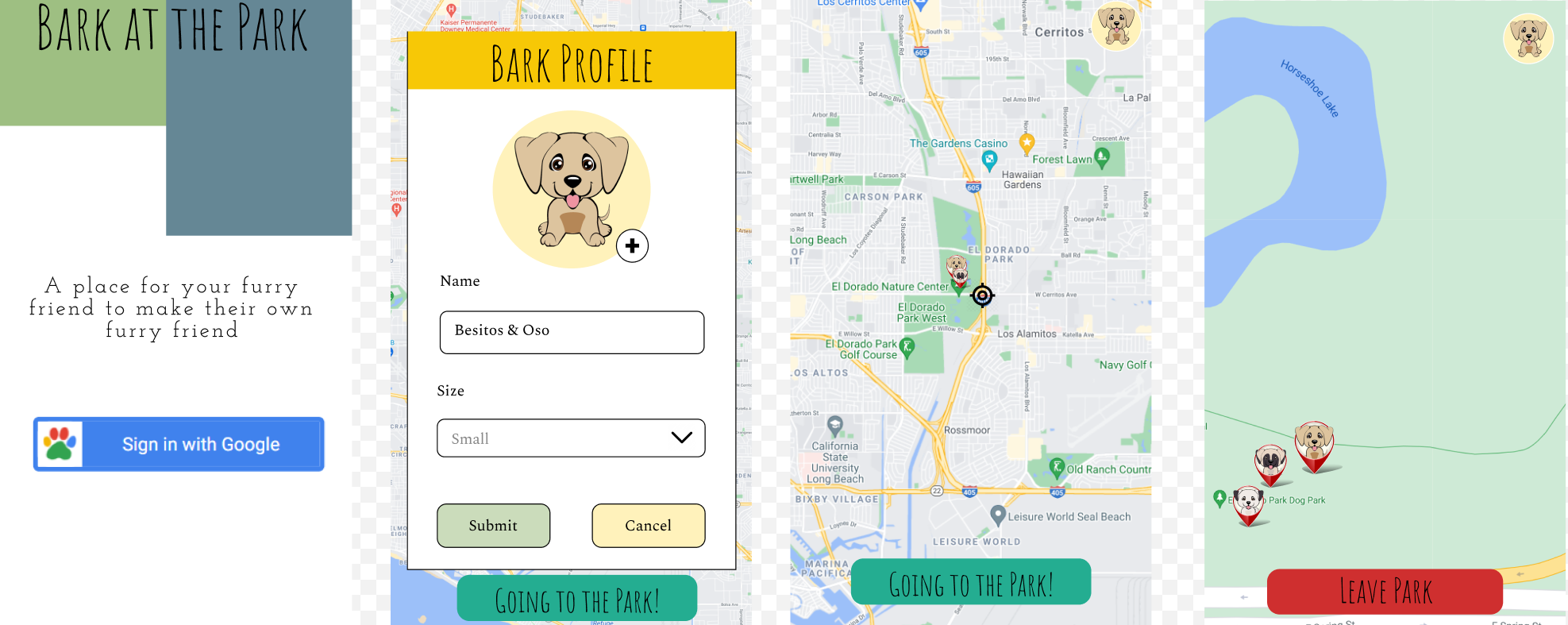 GitHub - sryuocampo/bark-at-the-park: A dynamic HTML, CSS, and React ...