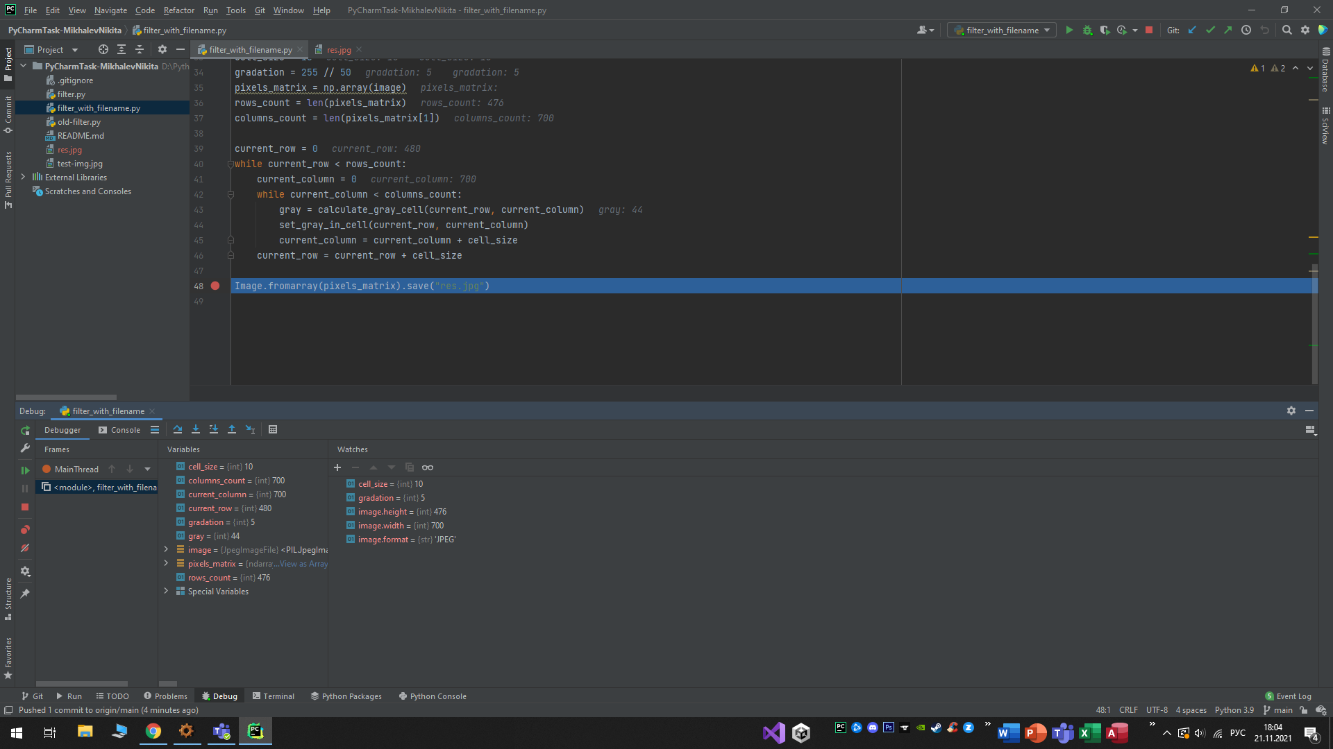 GitHub - frog016/PyCharmTask-MikhalevNikita