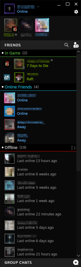 GitHub - misspent/Steam-Darkened: Steam Theme
