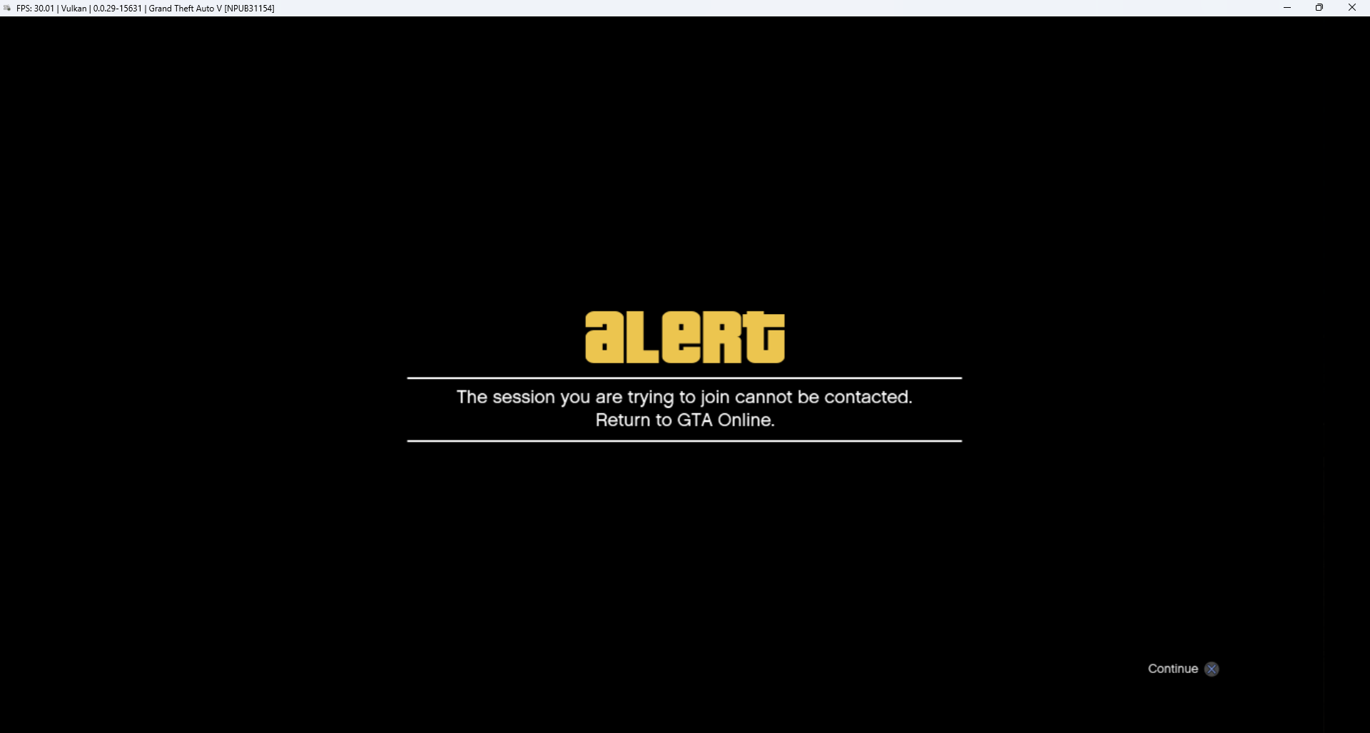 [Bug/Issue] Unable to join job invites in Grand Theft Auto Online (V) · Issue 14670 · RPCS3