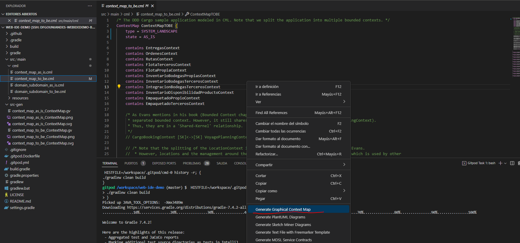 GitHub - dfgoUniandes/entrega-1-ton618: Context Mapper Demo for Online ...
