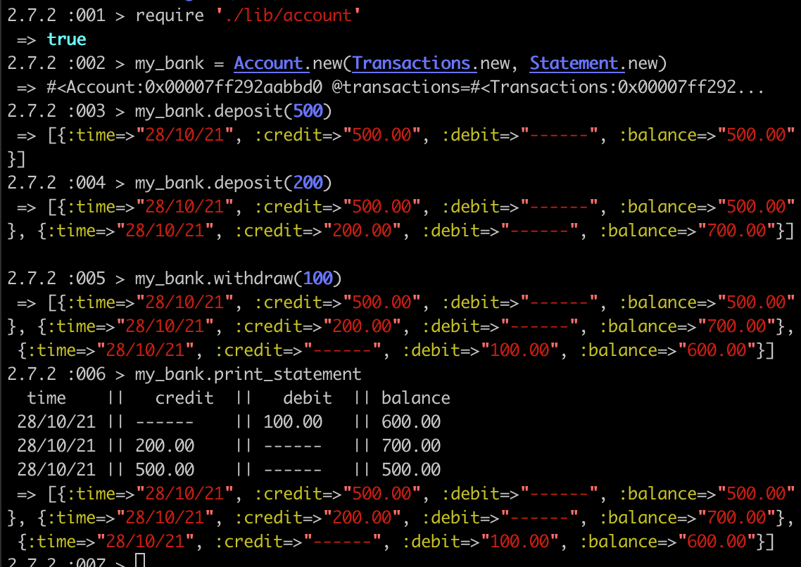 GitHub - florence-bain/bank_tech_test