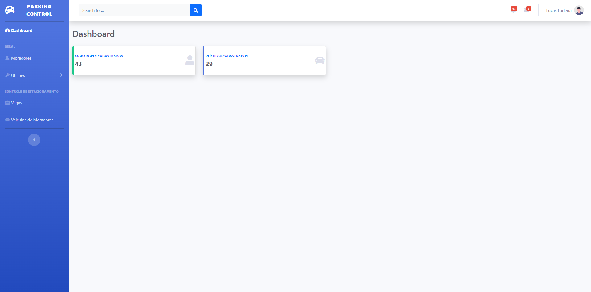 GitHub - oLadeira/frontend-parking-control: [EM PROGRESSO] Endereço da ...