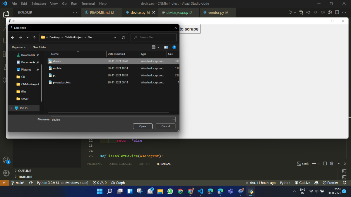 GitHub - lekhyareddy2617/CN-Mini-Project: A tool that can be used to ...
