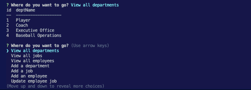 GitHub - ChainRxn12/employee-o-matic: A command line application in ...