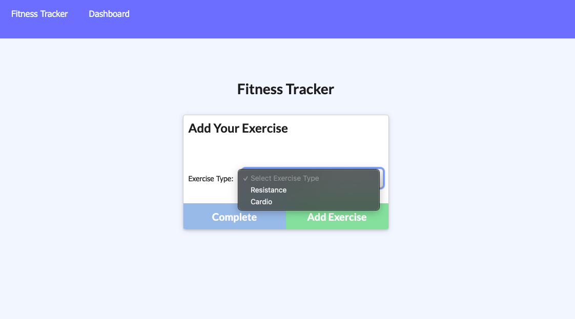 GitHub - ChainRxn12/workout-tracker
