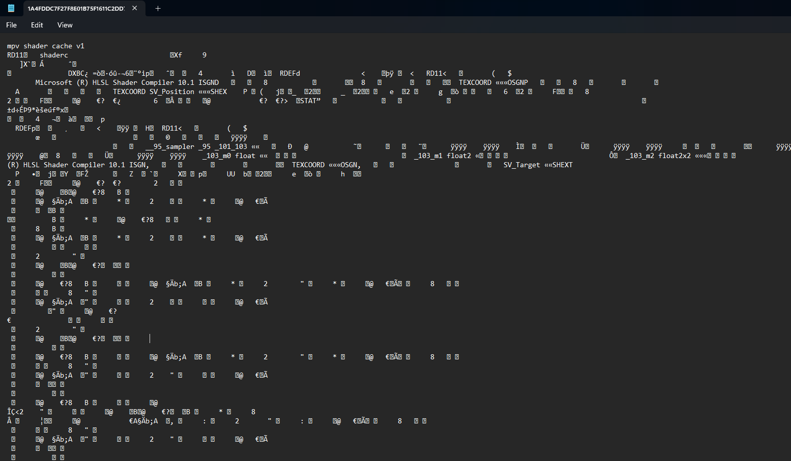 Why are these "shader cache v1" files in my portable_config? · Issue