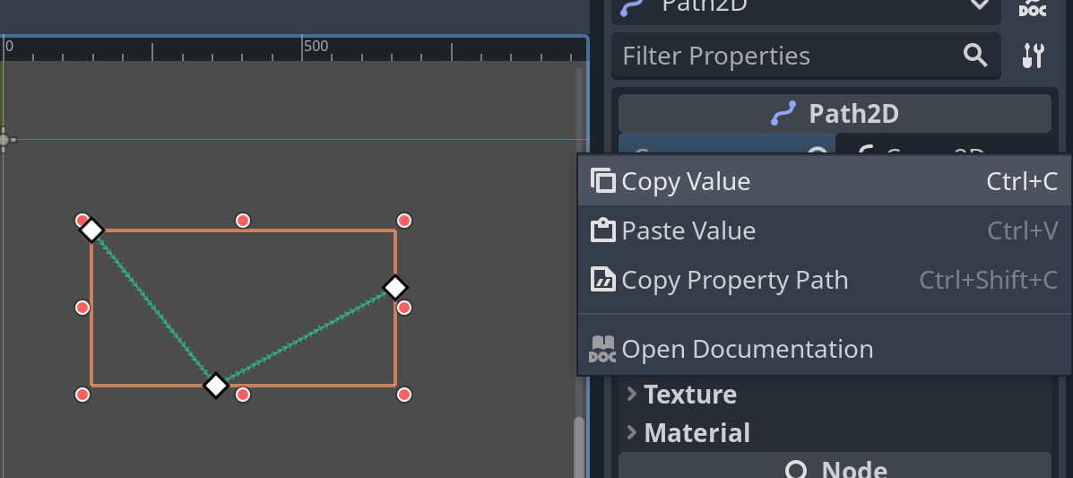 Copy-paste for Path2D Curve values in editor not working · Issue #76393 ...