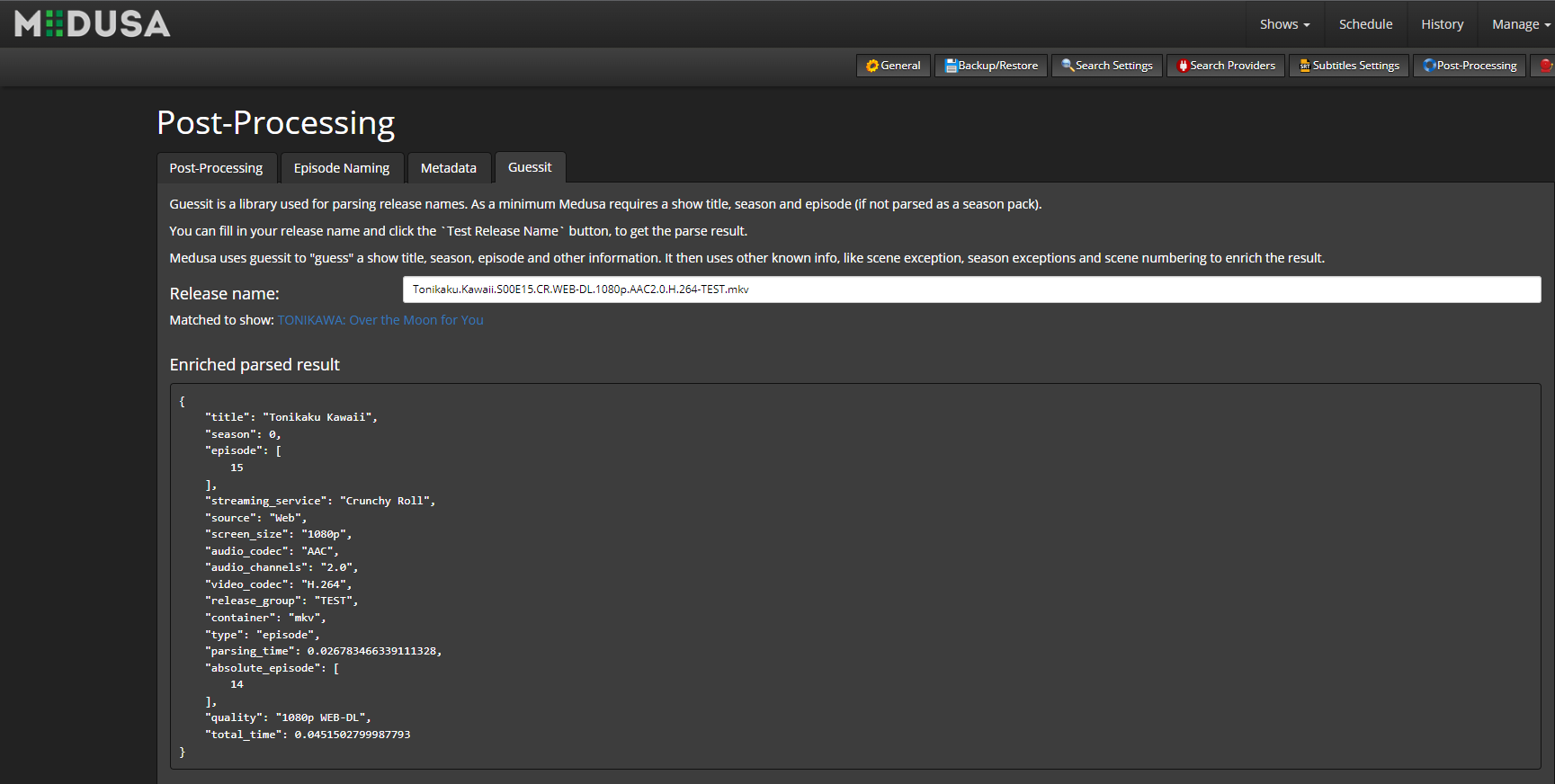 Add UI for Parse Endpoint · Issue #5263 · Sonarr/Sonarr · GitHub
