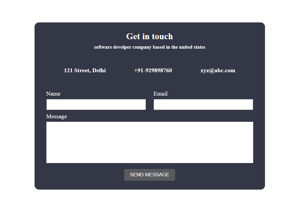 GitHub - lilastronautt/CSS-ContactCard: Contact Card using CSS