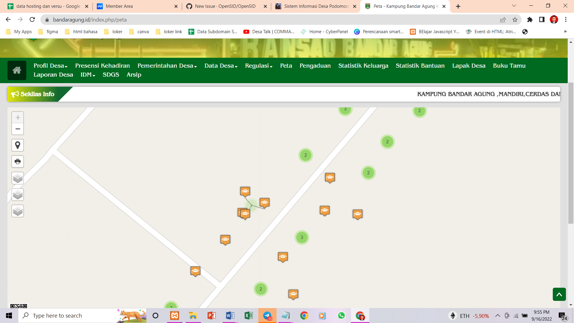 Permintaan Fitur Pada Saat Menambahkan Lokasi Penduduk Bisa Mnambhkan