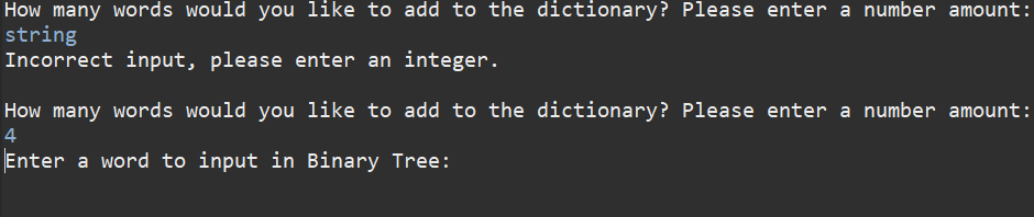 GitHub - StailloG/BinaryTreeDictionary: Java program that accepts and ...