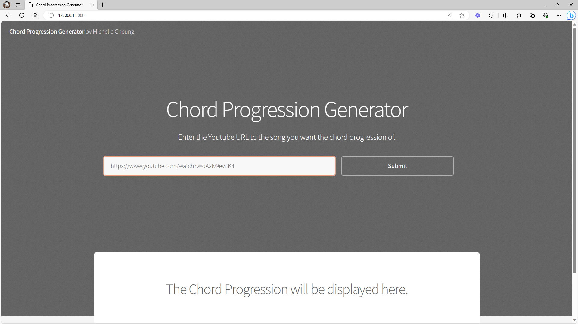 GitHub - wycmichelle11/ChordProgressionGenerator: Extract the chord ...