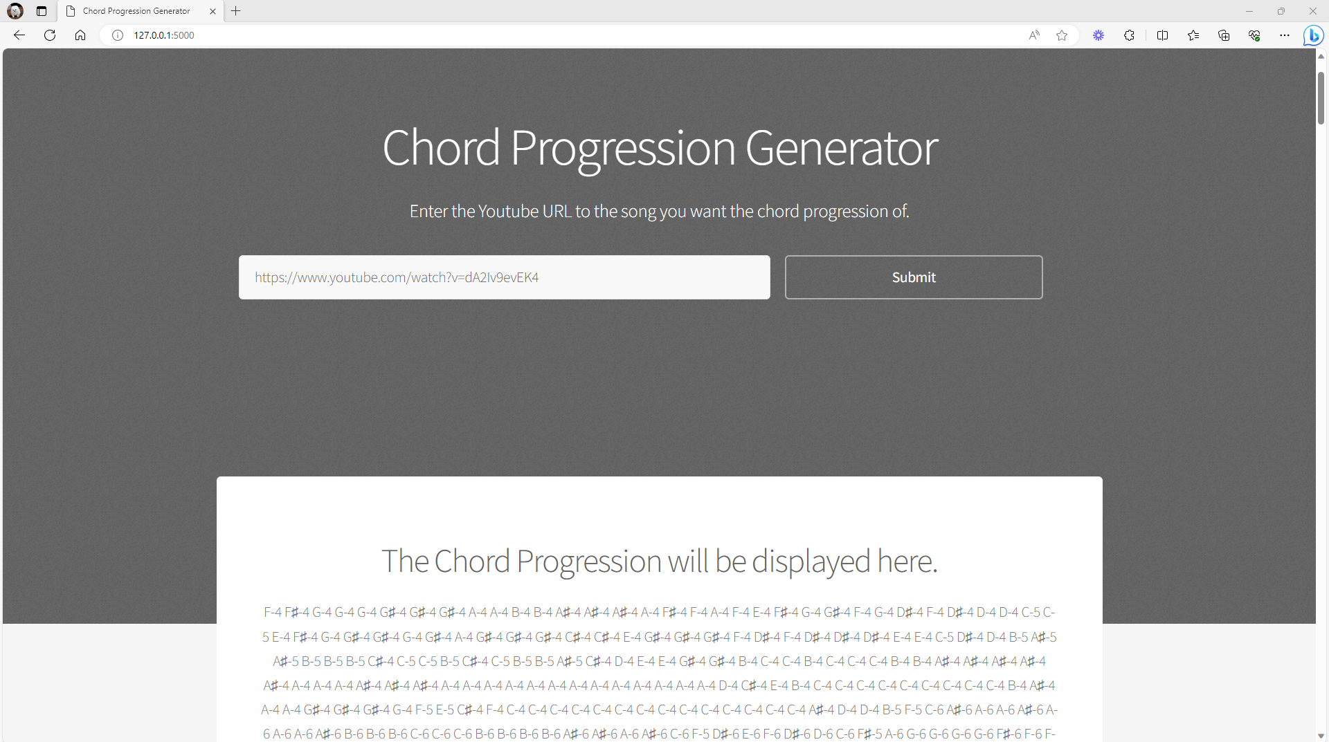 GitHub - wycmichelle11/ChordProgressionGenerator: Extract the chord ...