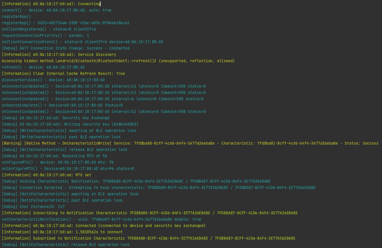 [Bug] BLE operation lock not released when cleaning up characteristic